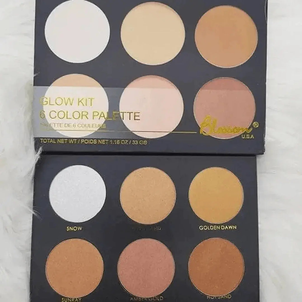 Blossom 6 Color Glow Kit Highlighter Palette