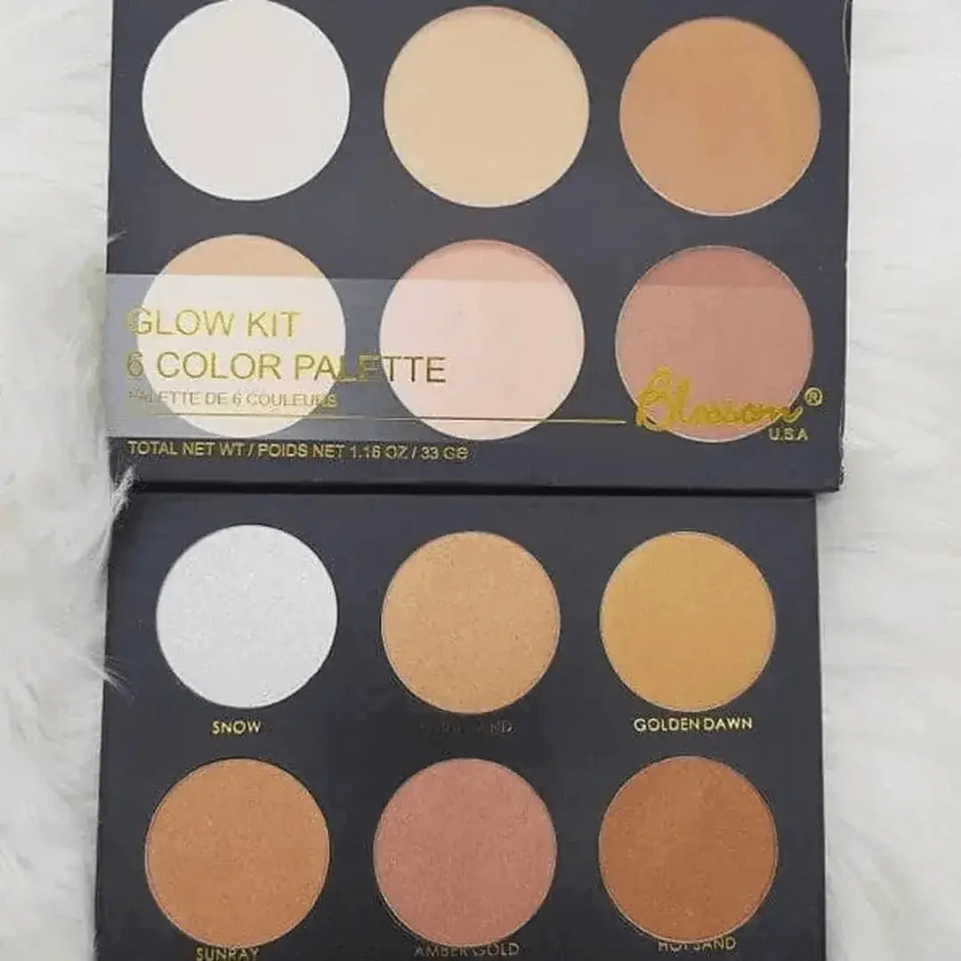 Blossom 6 Color Glow Kit Highlighter Palette