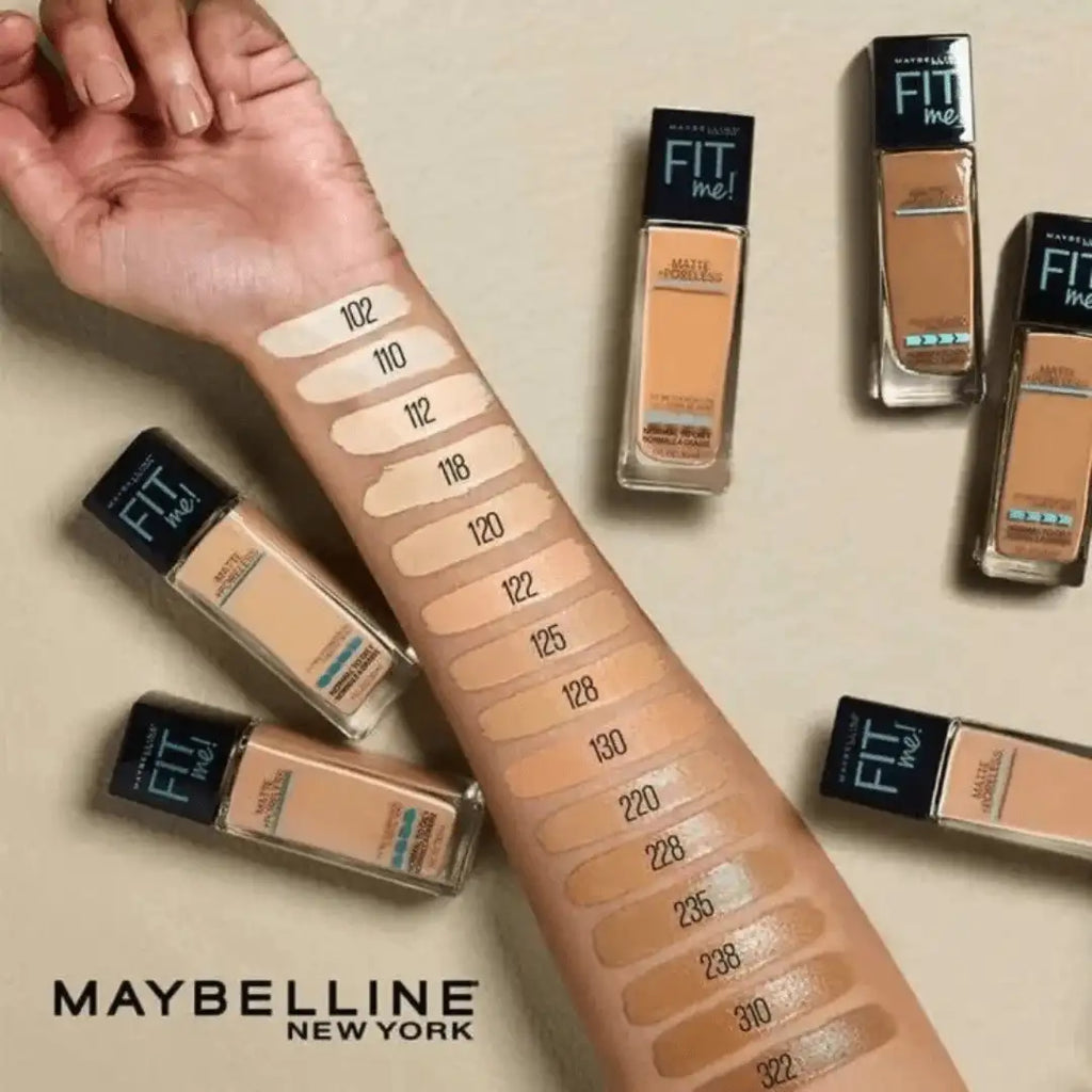Fit Me - Matte + Poreless Glass Foundation 30ml