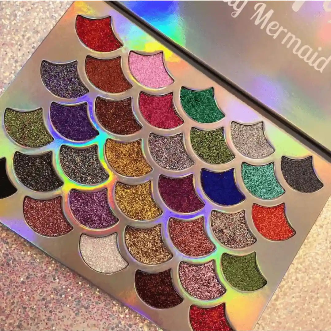 Mermaid Glitter Matte Eye Shadow Palette