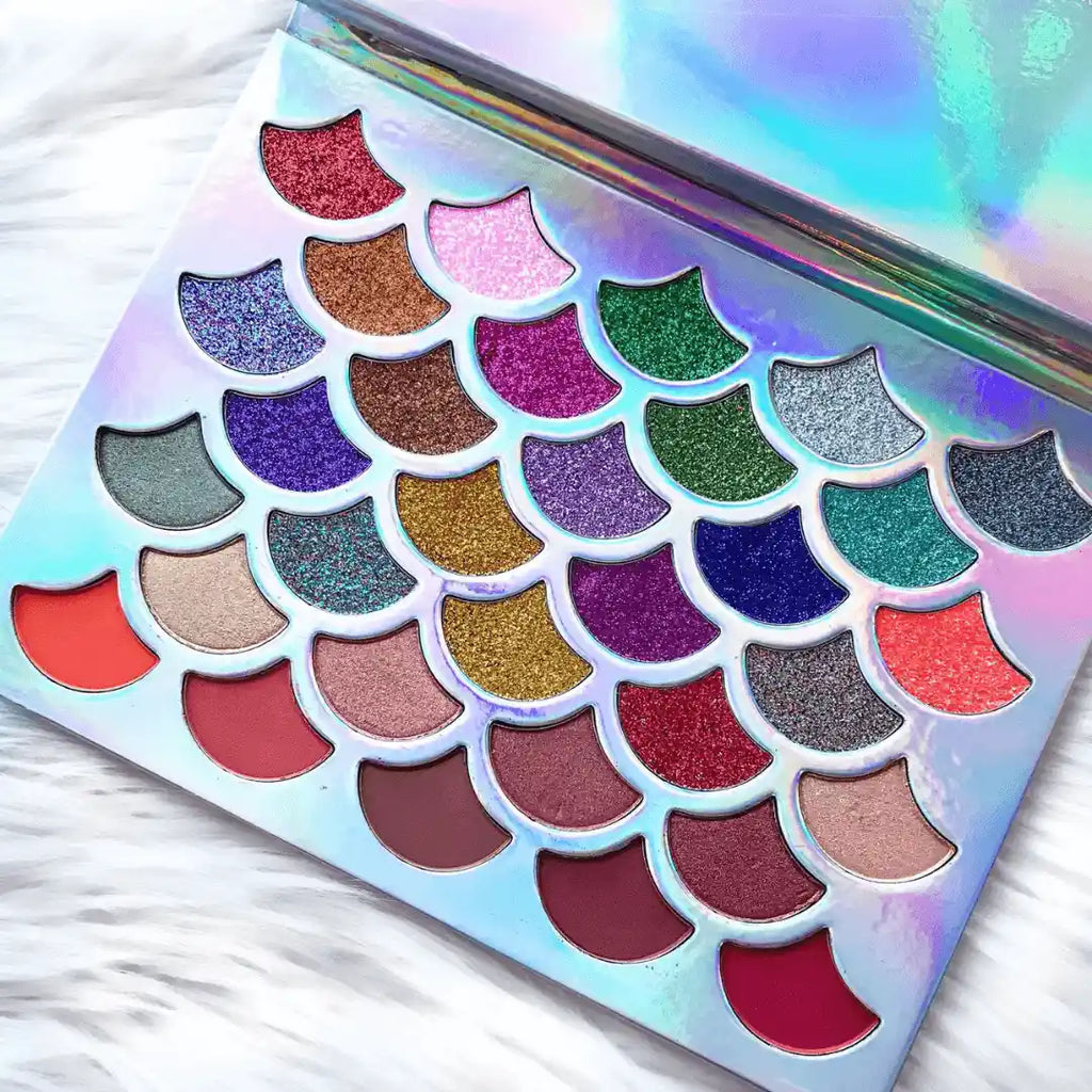 Mermaid Glitter Matte Eye Shadow Palette