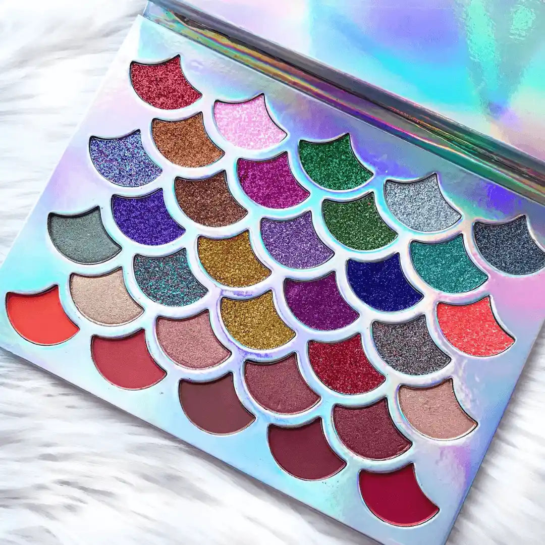 Mermaid Glitter Matte Eye Shadow Palette