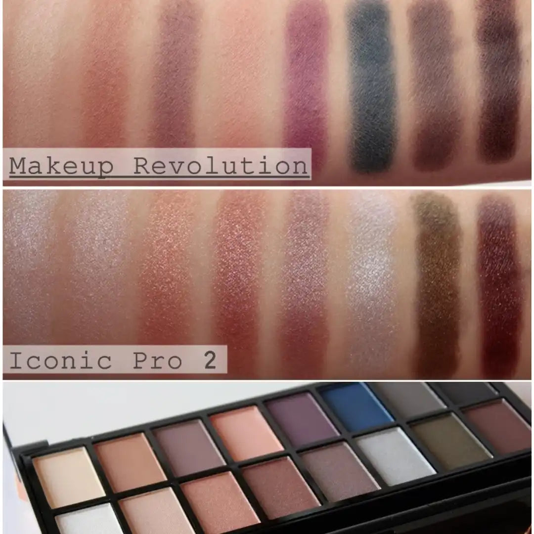 Iconic Pro 2 Eyeshadow Palette Revolution Beauty Makeup