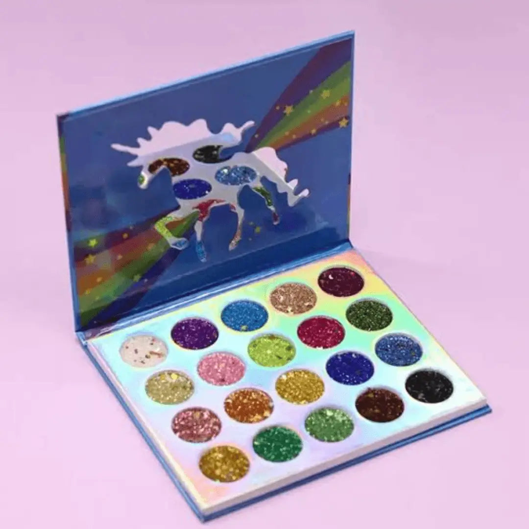 Glamierre Unicorn Glitter Eyeshadow Palette