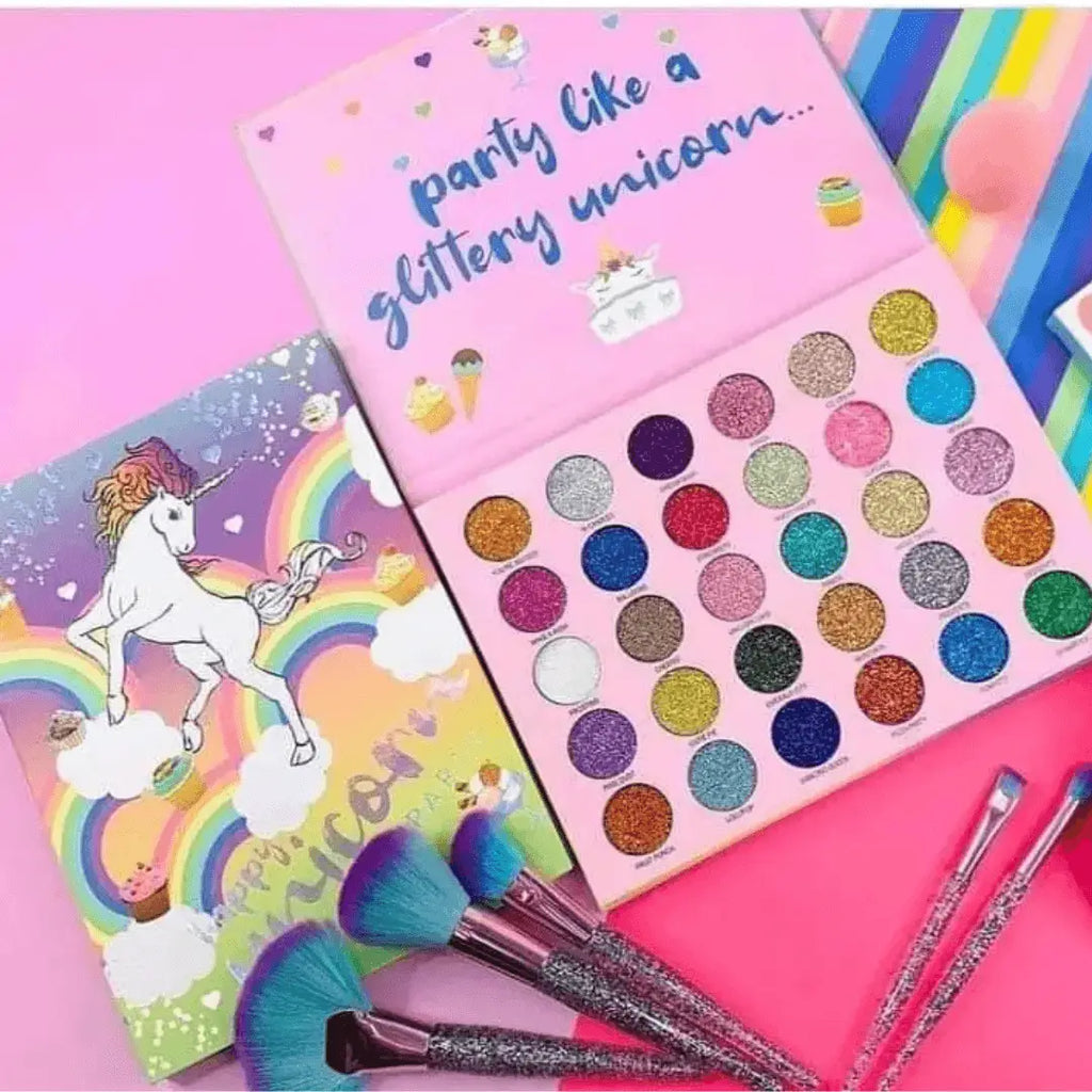 Happy Unicorn 30 Color Glitter Eyeshadow Palette