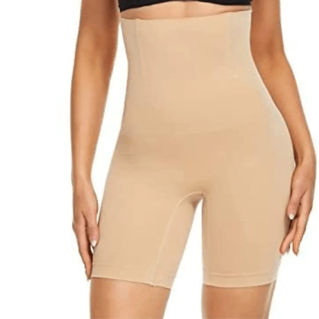 Women’s Tummy Control Shapewear Waisted Body Shaper for Thigh Slimming Underwear