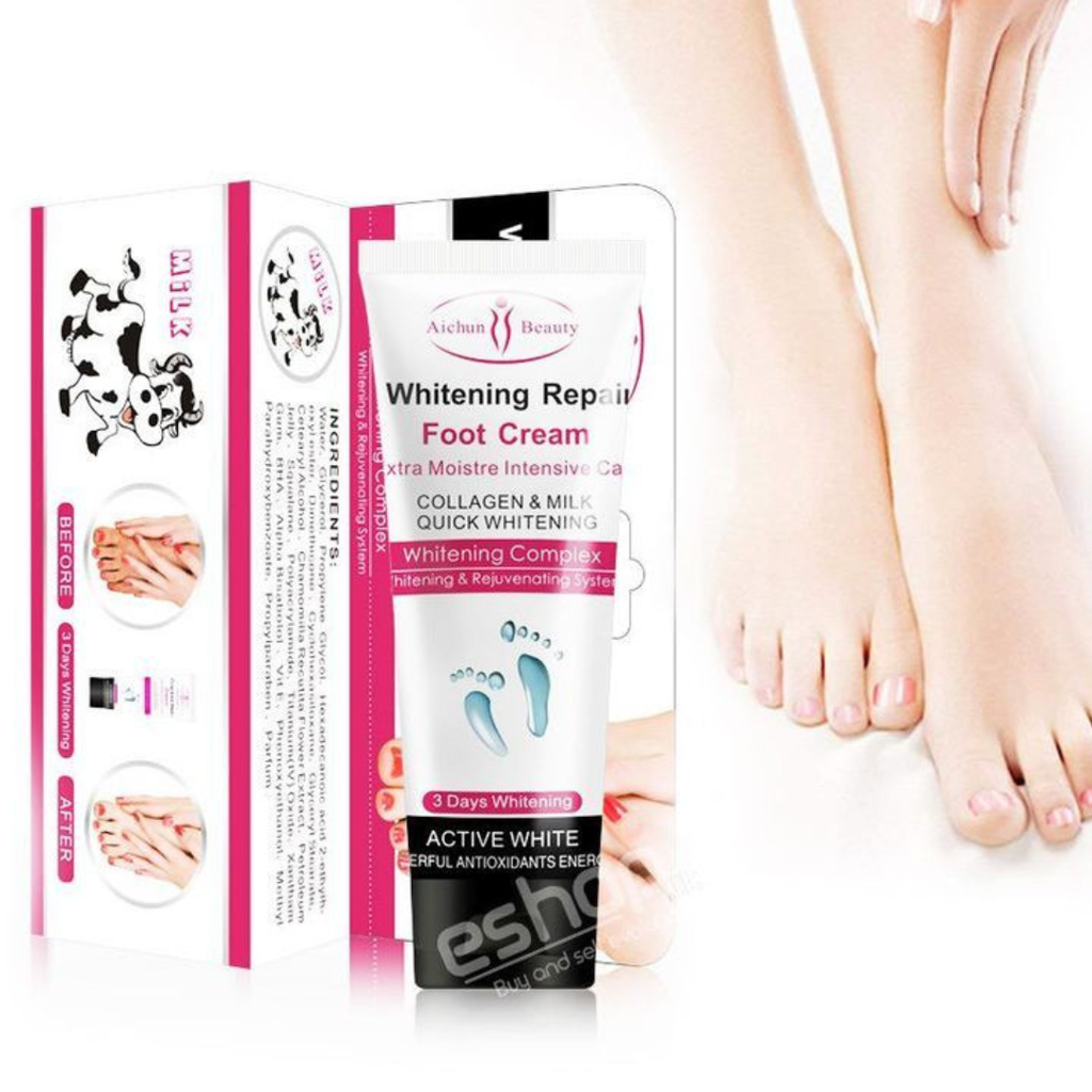 Whitening Repair Foot Cream – Collagen  Milk