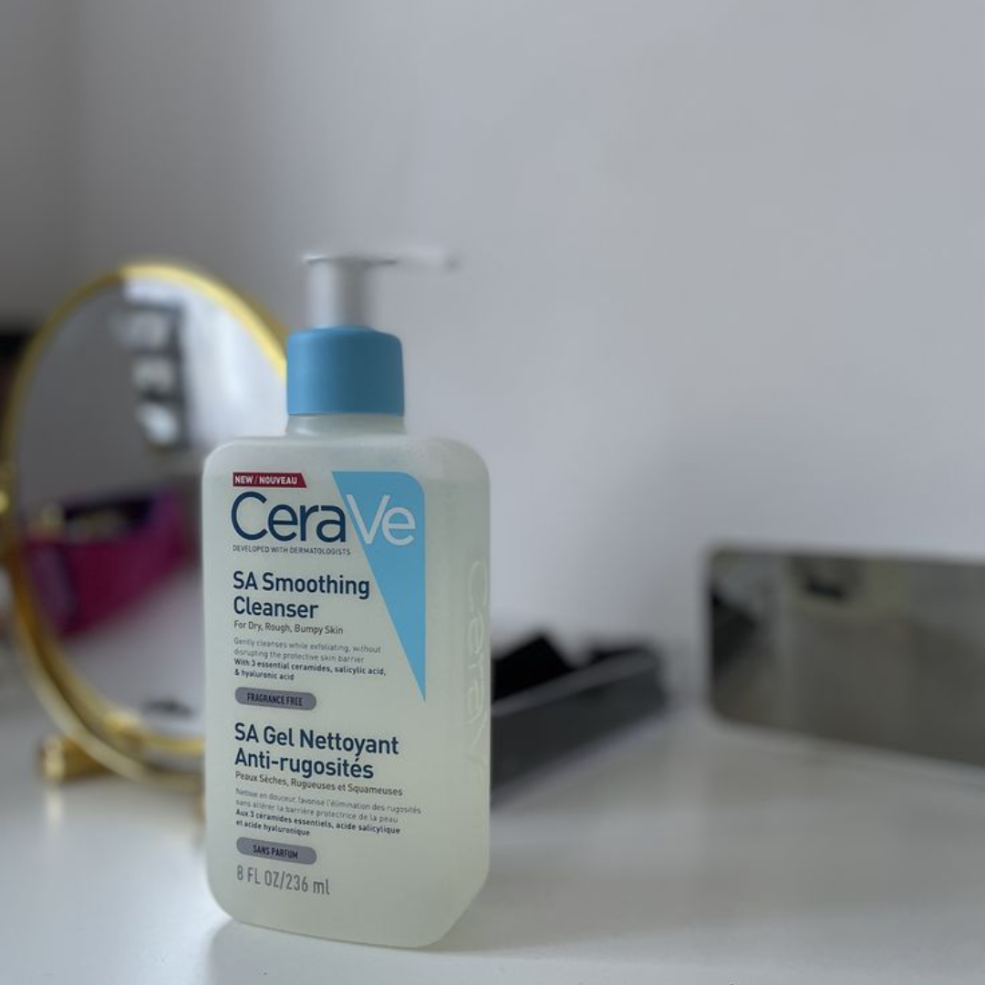 CeraVe  SA Smoothing Cleanser – Exfoliate, Refine