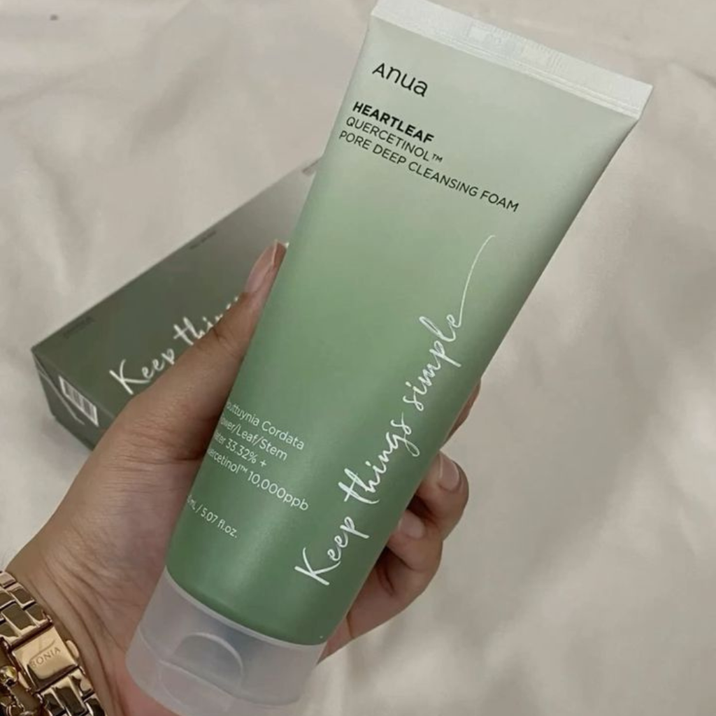 Anua Keep Thing Heart Leaf Pore Deep Cleansing Foam