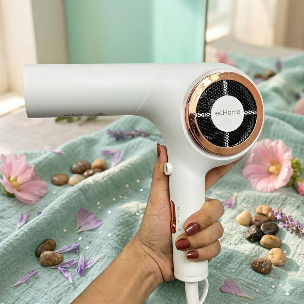 Echome Hair Dryer With Ion HD1800-W