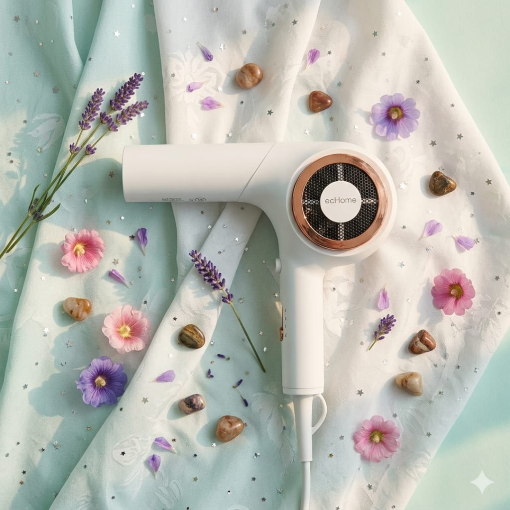 Echome Hair Dryer With Ion HD1800-W