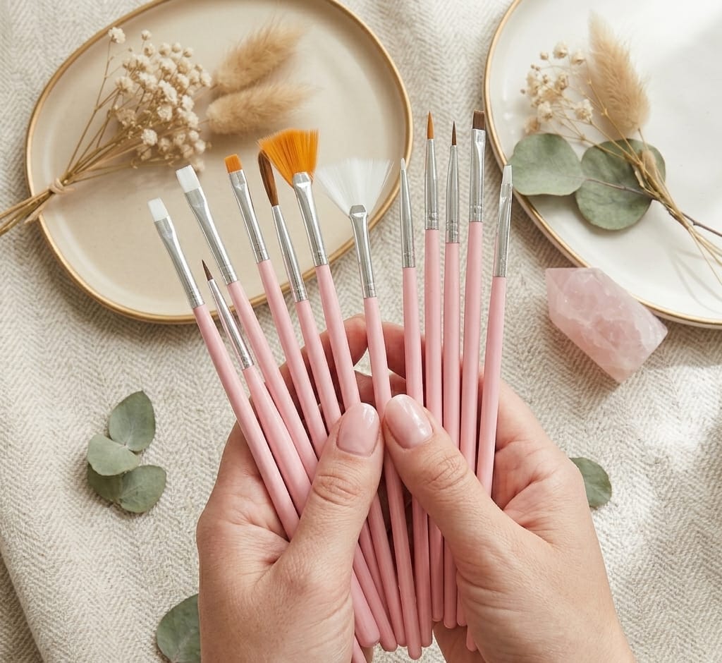 14 Piece Nail Art Brushes Set