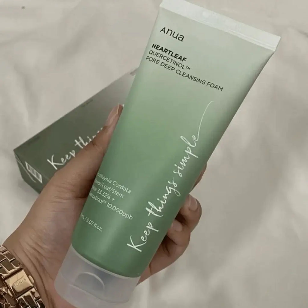 Anua Keep Thing Heart Leaf Pore Deep Cleansing Foam