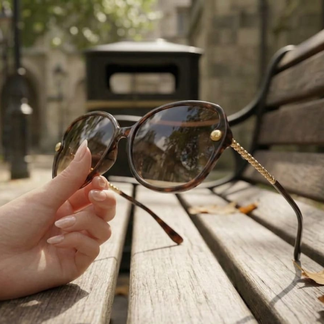Brown tortoiseshell sunglasses