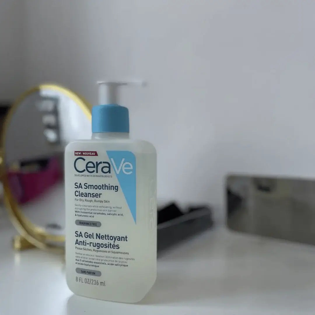 CeraVe  SA Smoothing Cleanser – Exfoliate, Refine