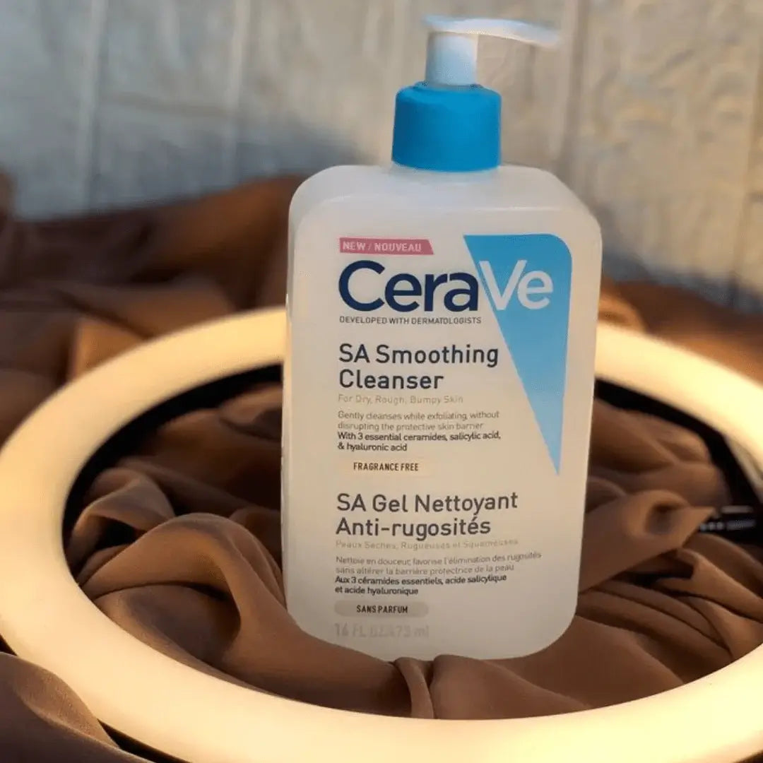 CeraVe  SA Smoothing Cleanser – Exfoliate, Refine