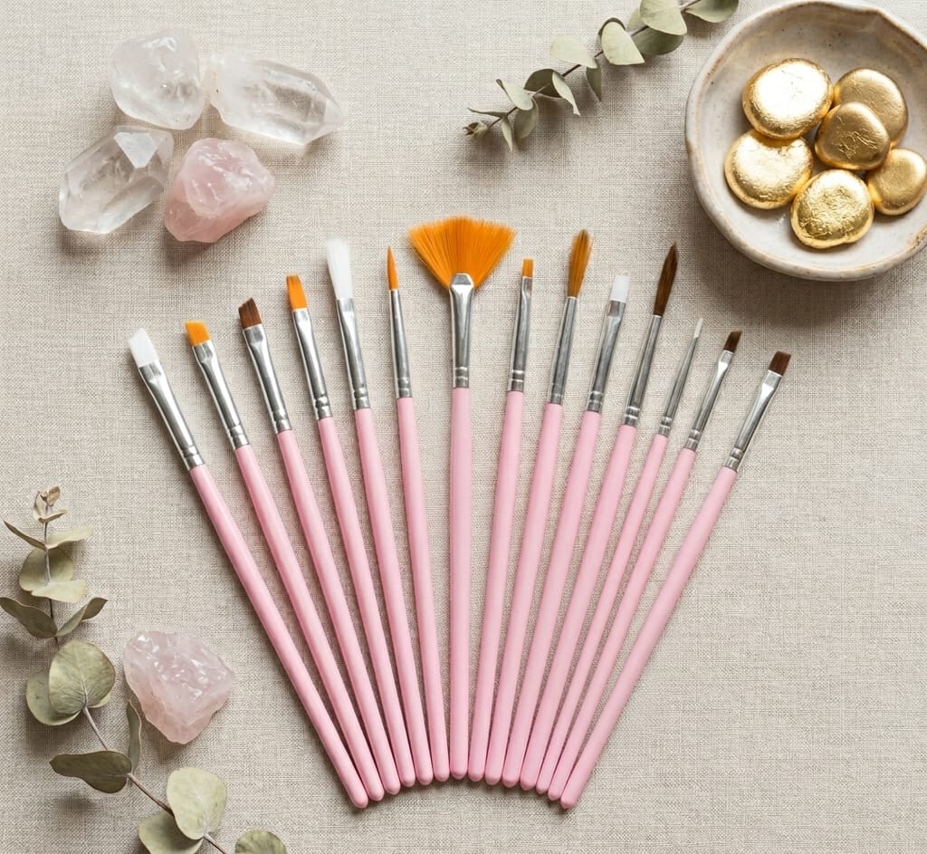 14 Piece Nail Art Brushes Set