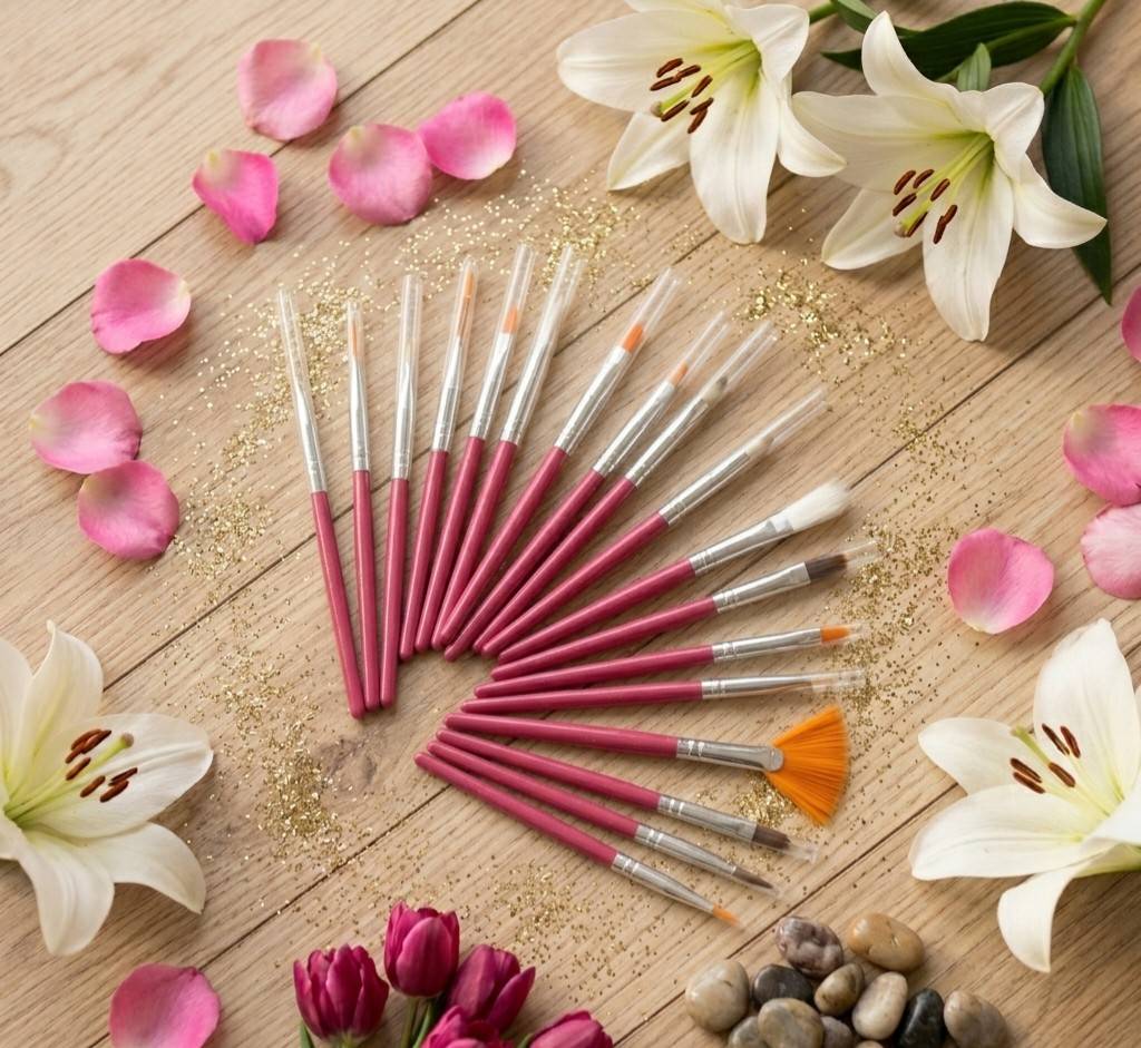 18 Nail Art brushes