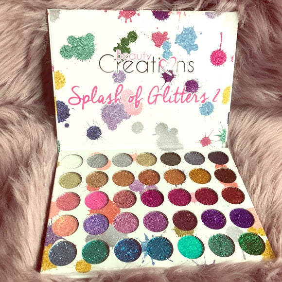 Beauty Creation Splash of Glitters Pressed Glitter Eye Shadow Palette