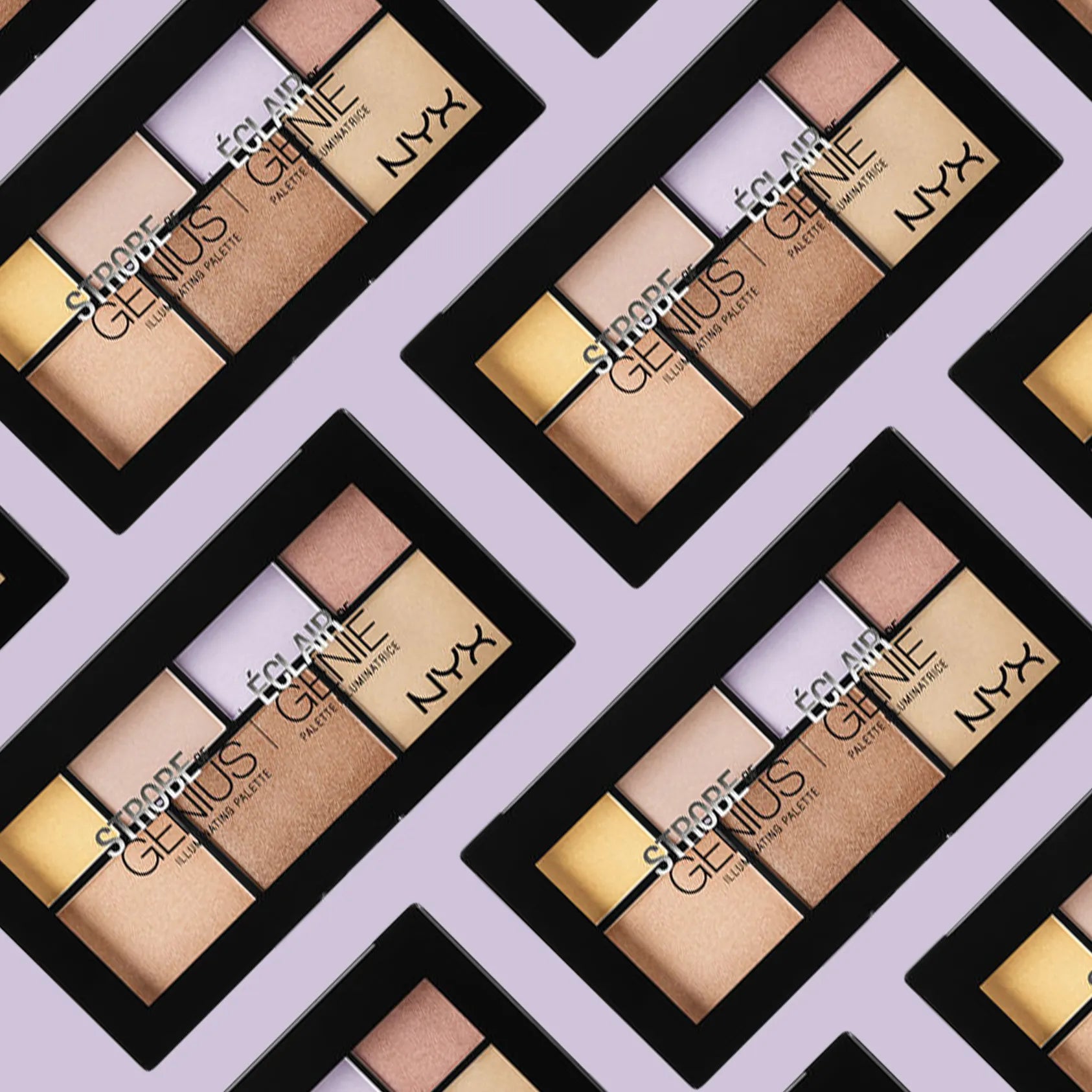 NYX Strobe of Genius illuminating Highlighter Palette