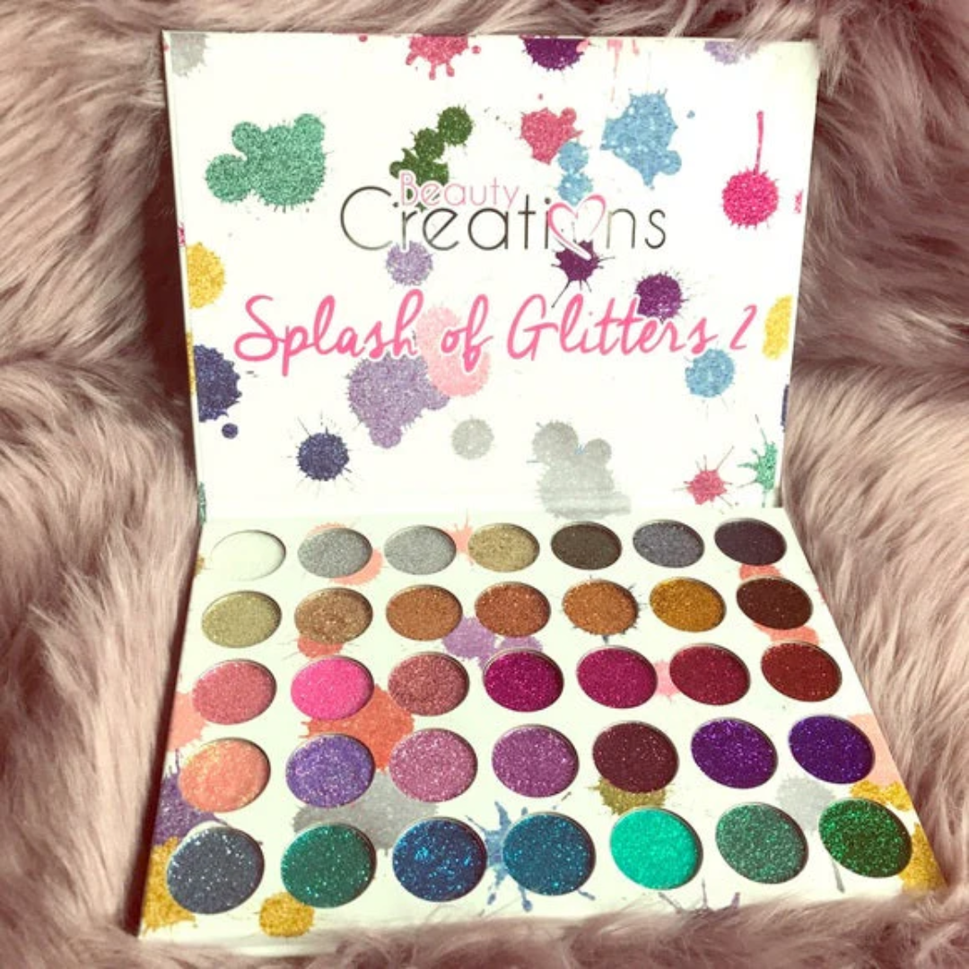 Beauty Creation Splash of Glitters Pressed Glitter Eye Shadow Palette