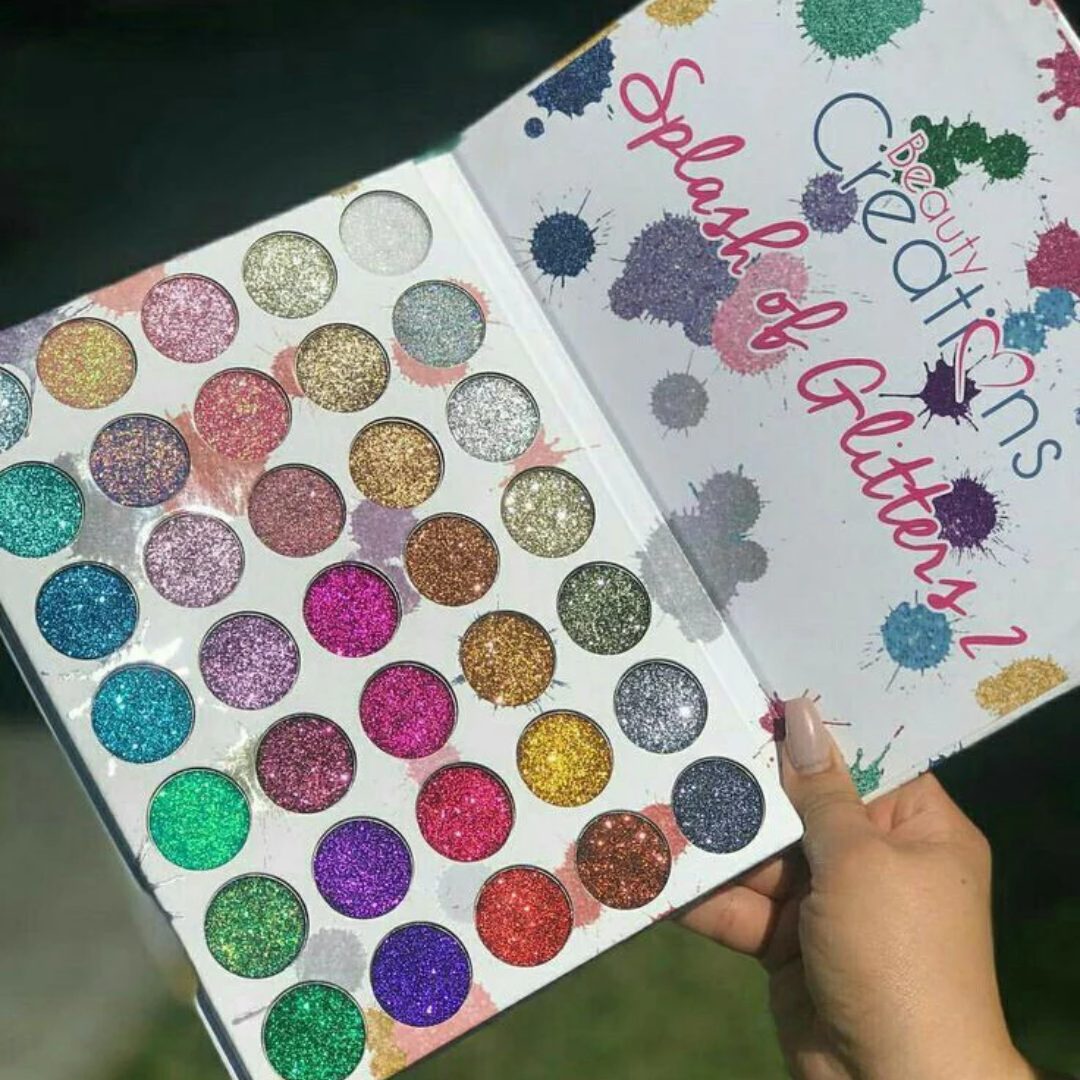 Beauty Creation Splash of Glitters Pressed Glitter Eye Shadow Palette