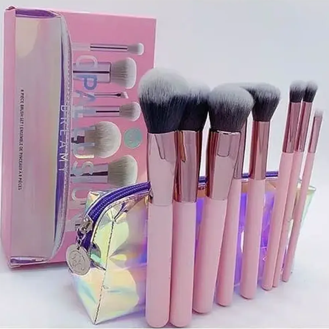 BH Cosmetics Opallusion Dreamy 8 Piece Brush Set