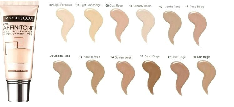 Maybelline Affinitone Foundation 30ml