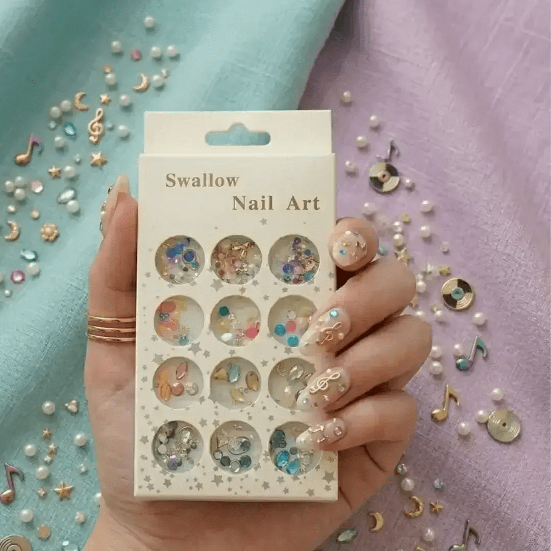 Swallow Nail Art Party Pop Multi Beads - Cosmera.store