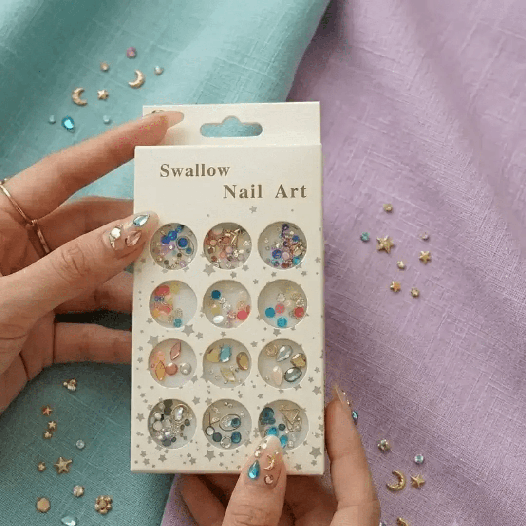 Swallow Nail Art Party Pop Multi Beads - Cosmera.store